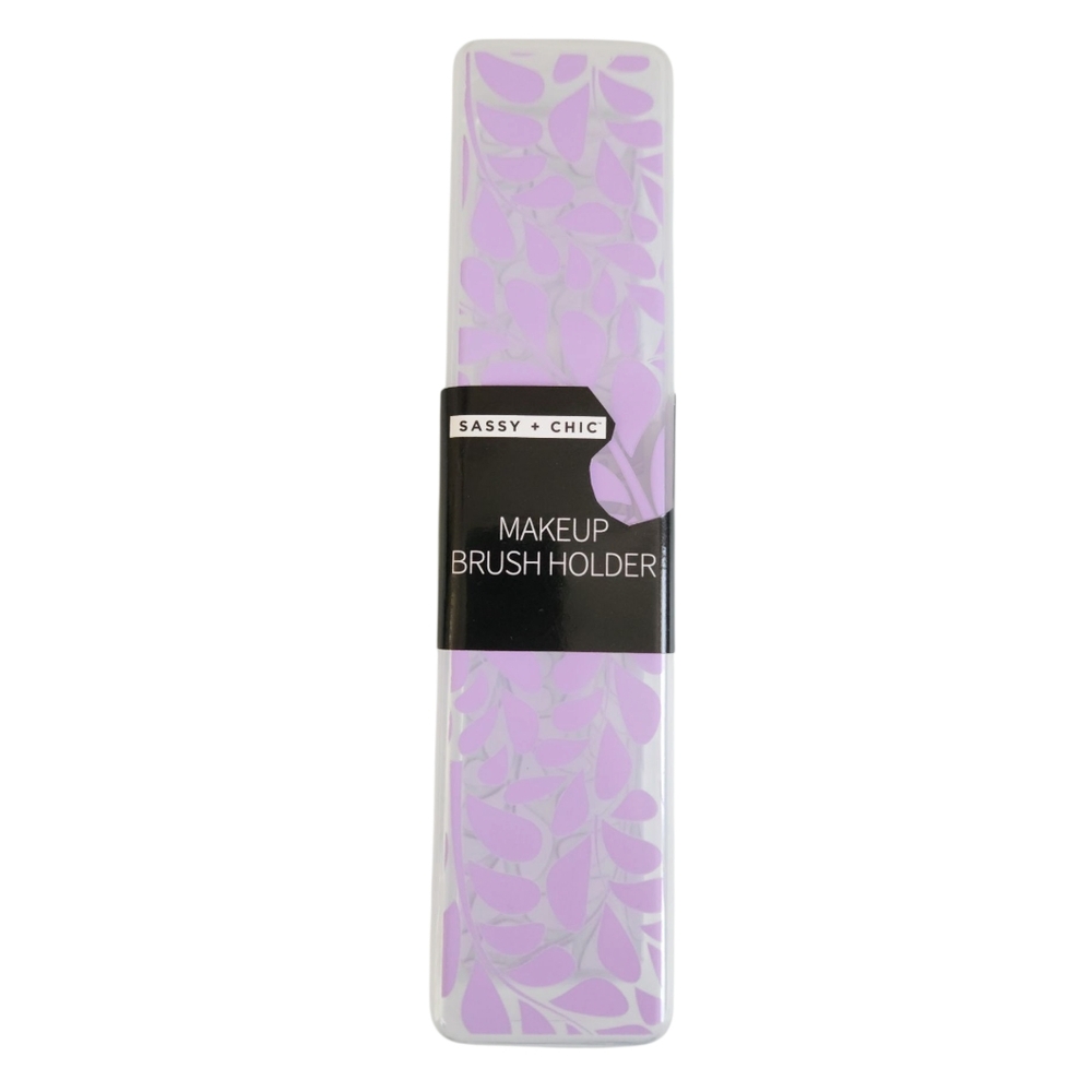 Sassy + Chic Purple Makeup Brush‎ Holder Travel Holder Womens Makeup Accessories